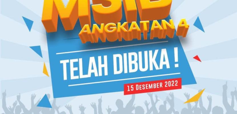 Program Magang dan Studi Independen Bersertifikat (MSIB) resmi dibuka!